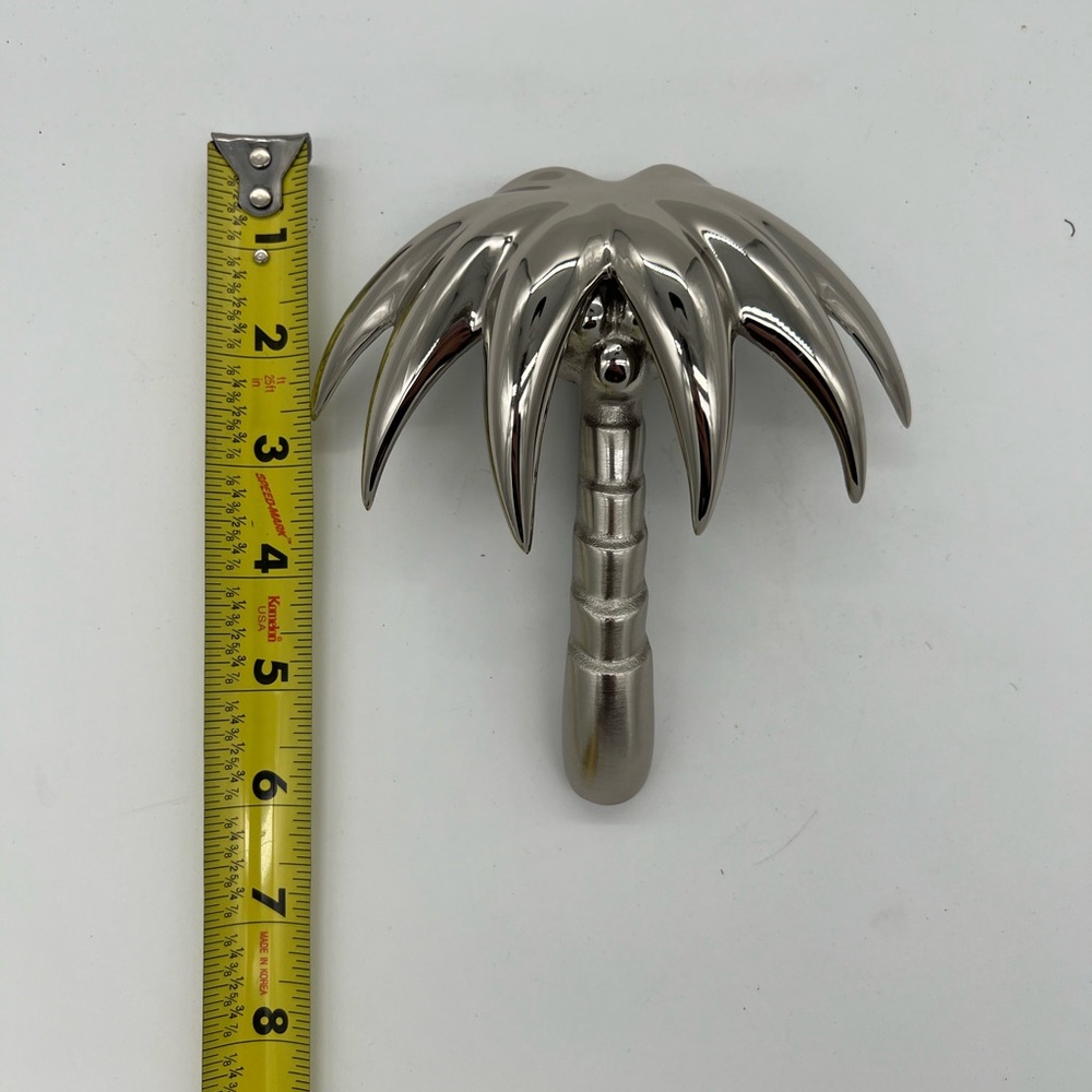 Door Knocker, Palm tree, nickel silver